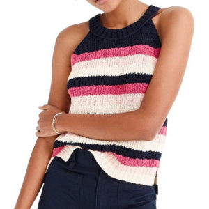 J. Crew Point Sur Stripe Tank Sweater